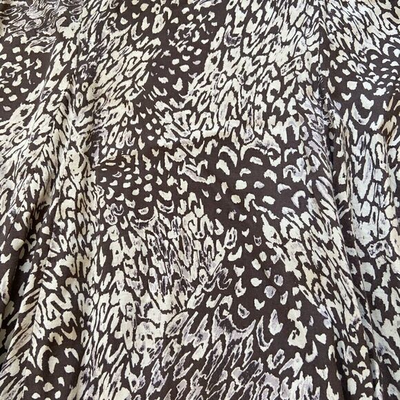 Silence & Noise Urban Outiftters grey patterned short sleeve dress - Picture 5 of 5